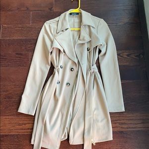 Practically New Nude Trench Coat
